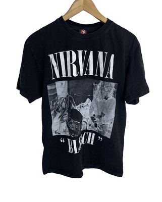 VTG Y2K Nirvana Bleach Men s Double Sided Rock Yeah T Shirt Size Large 