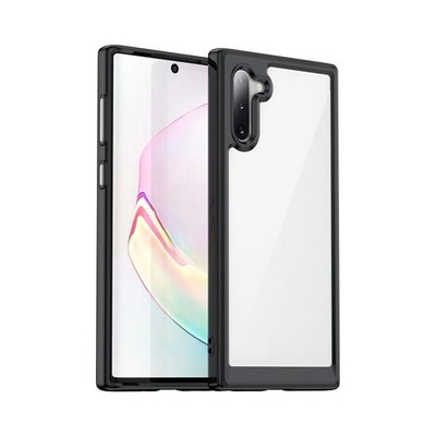 Samsung Galaxy Note10 Hülle Acryl Bunt TPU Schwarz Schutzhülle