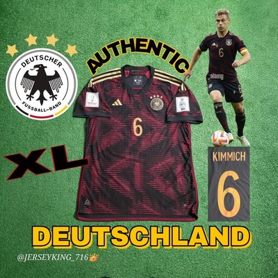 🇩🇪Adidas Germany DFB Joshua Kimmich#6 2022/ 2023 Authentic Away