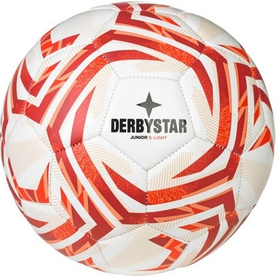 DERBYSTAR Fußball Junior S-Light 290g v25 weiß/rot Größe 3, 4, 5