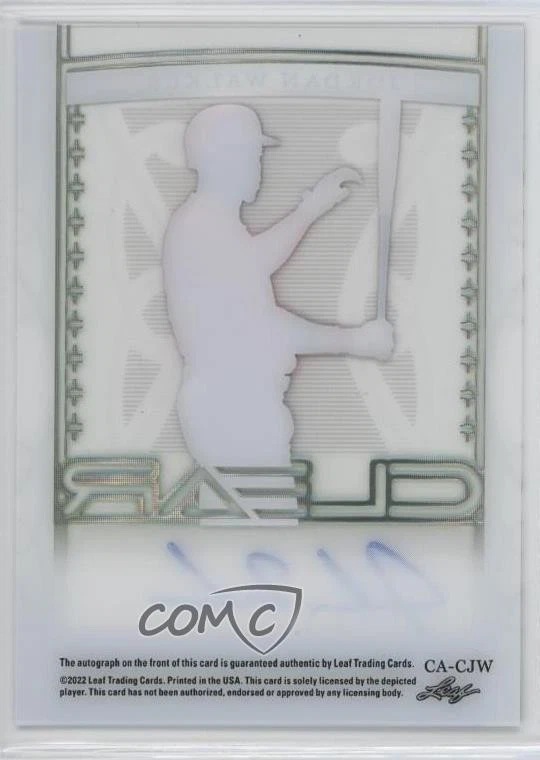 2022 Leaf Trinity Clear Emerald Spectrum Foil /15 Jordan Walker #CA-CJW Auto - Image 2 of 2