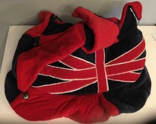 Union Jack Court Jester Hat Red White Blue Velvet, Size Medium, Fancy Dress 