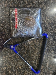 Carbon Fiber Wakeboard Waterski Handle Tow Rope Accurate Lines Catalyst Has Wear