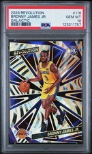 2024-25 Panini Revolution Bronny James Jr. #118 Galactic PSA 10