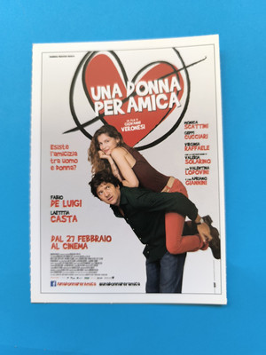 A WOMAN FOR A FRIEND - POSTCARD MINI POSTER CIAK 2014 COLLECTION