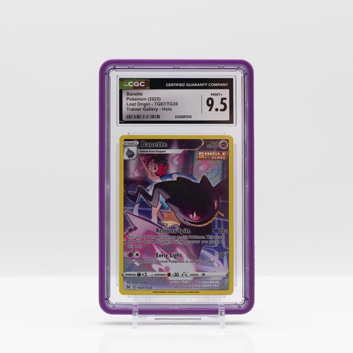 Pokemon Banette Holo #TG07/TG30 Lost Origin Trainer Gal 2022 - CGC 9.5 Mint+