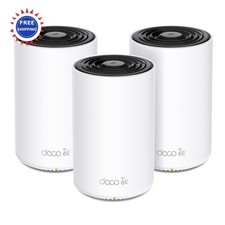 Deco XE70 Pro 3-pack AXE4900 Tri Band WiFi 6E Mesh System 2.5G 7200 Sq Ft Ports