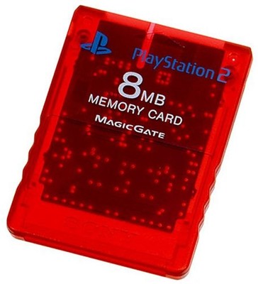 Official OEM Memory Card - Crimson Red for PlayStation 2™ | eBay