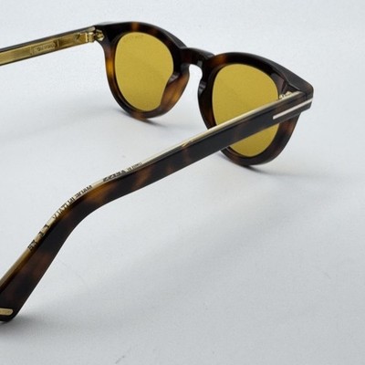 Tom Ford Sunglasses TF1325 53E Icon Round Tortoise Pantos  display picture 3