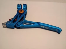 NEW KCNC MTB V-BRAKE LEVER LEFT BLUE 37 GRAMS