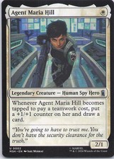 Magic: The Gathering Agent Maria Hill 2 UNCOMMON Marvel Super Heroes NM/M