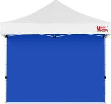 10x10 Canopy Sidewalls, Side Walls for 10x10 Pop up Tent, Side Tent Panels Blue