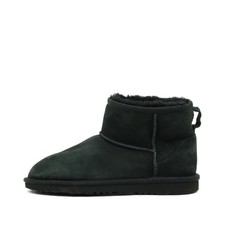 UGG Damen Classic Mini II Boots Schwarz Wildleder Knöchelhoch Stiefeletten EU 36