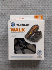 Yaktrax Walk Ice Traction Cleats Size Small Black Spikeless Winter Snow Walking