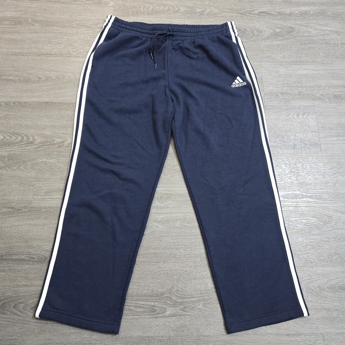 Sweatpants Grey Adidas Joggers With Blue Stripes Adidas