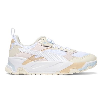PUMA Trinity Lace Up  Womens Beige, White Sneakers Casual Shoes 39549017