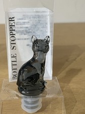New Lucky Cat Bottle Stoppers. Clear &Black available.