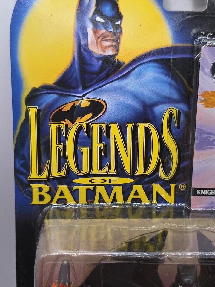 NUEVO EN CAJA Legends of Batman KNIGHTQUEST BATMAN con misil ardiente Kenner 1994 figura bonita Foto 2 de 4