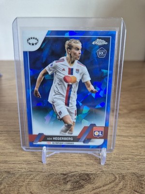 2022-23 Topps Chrome Sapphire Womens UWCL Ada Hegerberg RC Lyon #100