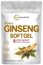 Micro Ingredients Red Panax Ginseng Supplement 300 300 Count Pack of 1 