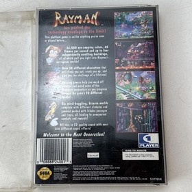 Rayman Sega Saturn Disc + Back Insert for Case