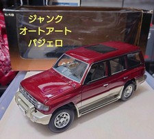 AUTOart 1/18 Pajero Model Red Sunroof JUNK