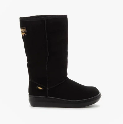 Rocket Dog SUGARDADDY Womens Warm Lining Casual Pull-On Boots-Black