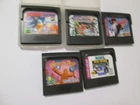 5 SEGA game gear game lot UNTESTED Sonic, Chuck Rock, Woody Pop