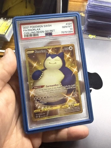 Snorlax 224 PSA 10 2021 Secret Rare Chilling Reign