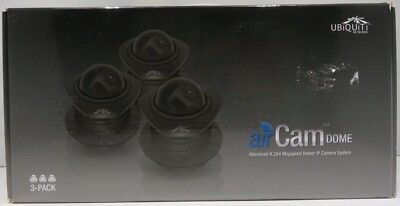 NIOB | Ubiquiti Aircam-Dome-3 Security Camera Dome IP Camera airVision - 3-PACK