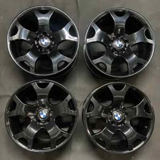 GENUINE BMW TIGER CLAWS GLOSS BLACK 19" STYLE 63 ALLOY WHEELS FOR X5 E53 E90 E91