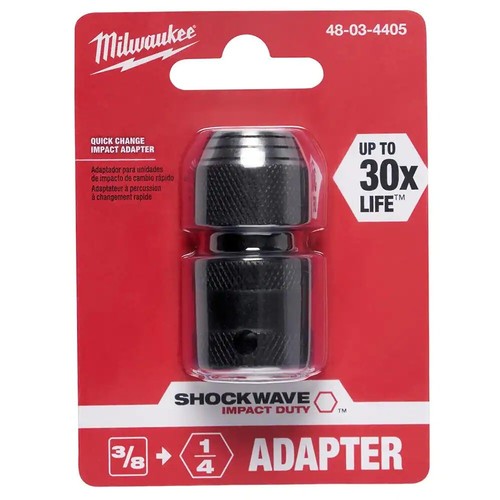 Shockwave Impact Adapter - 3/8 in. Square to 1/4 in. Hex Conversion NEW - Picture 2 of 4
