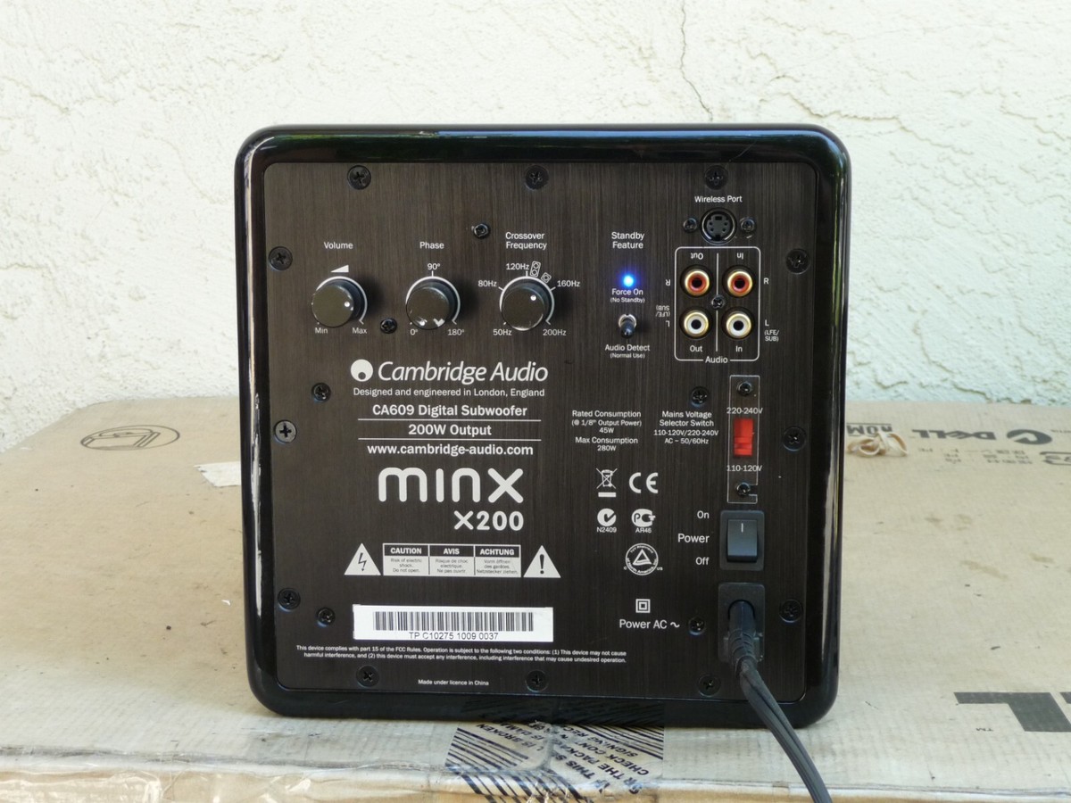 Cambridge Audio Minx X200 サブウーファー Cambridge Audio Minx X200 CA609 200 watt Digital Powered