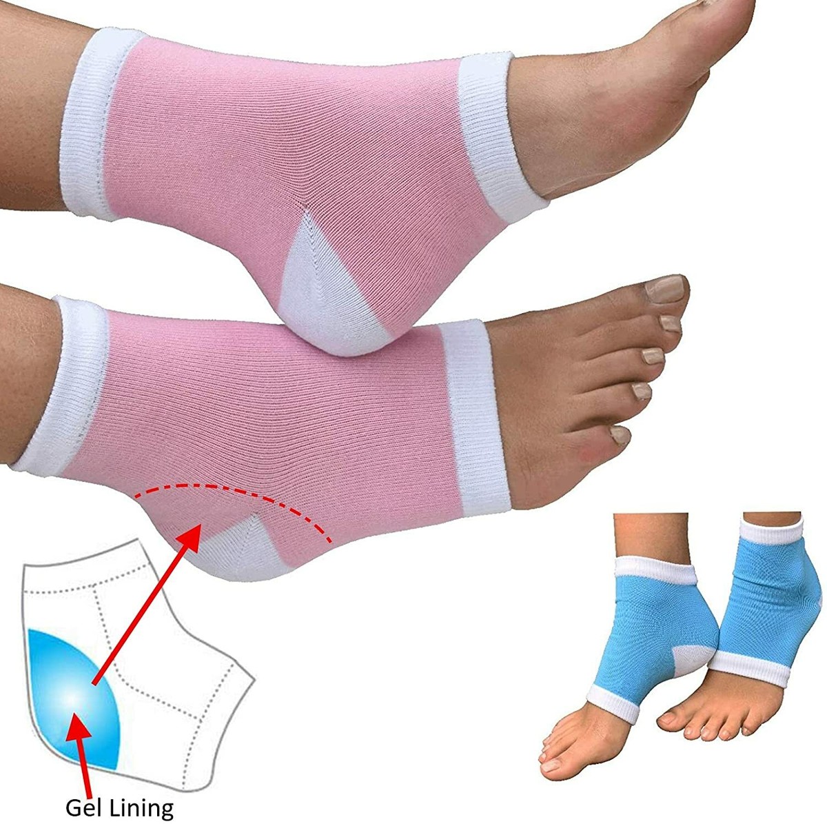 Metatarsens - Cuscinetti A Maniche Con Gel Suola, Mezza Calza Per - Foto 5