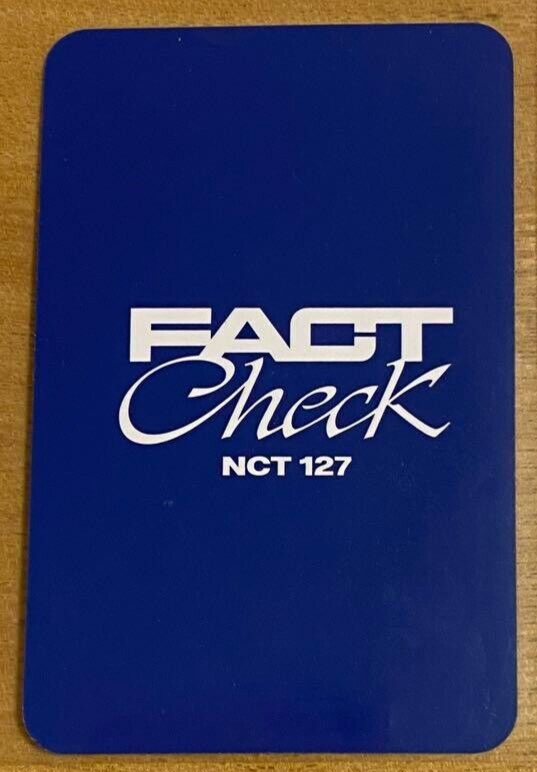 NCT 127 The Unity Fact Check mu-mo Event Limited unit Photocard PC