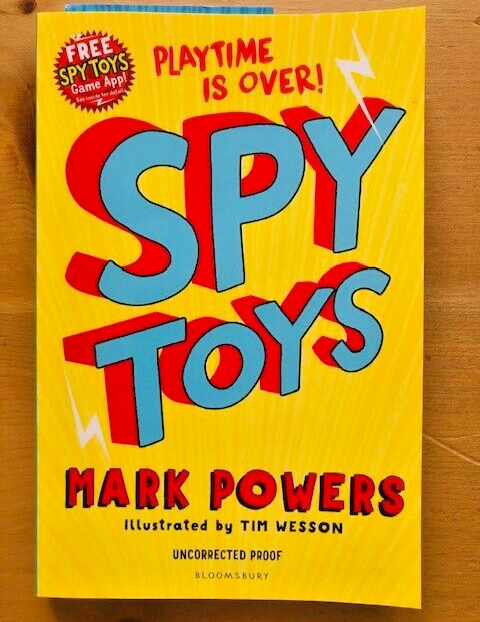 SPY TOYS by MARK POWERS - Pub. BLOOMSBURY - P/B - *PROOF*