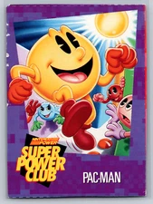 Pac-Man Nintendo Super Power Club Magazine Card #34 Perforated