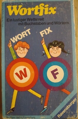 Wortfix - Ravensburger  - Vintage Gesellschaftsspiel aus 1976 - VOLLSTÄNDIG