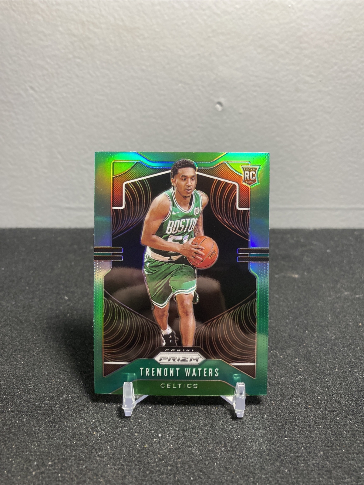 Tremont Waters 2019-20 Panini Prizm Green RC #286 Boston Celtics