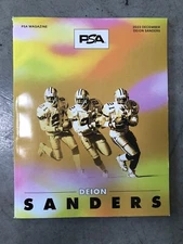 PSA Magazine Volume No. 24 Deion Sanders Football #/500 Variant December 2023