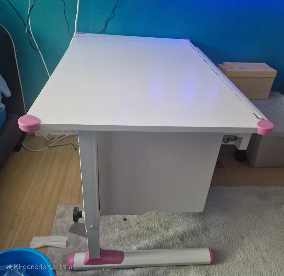 Schreibtisch höhenverstellbar kinder 117x68