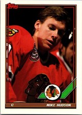 1991-92 Topps - #495 Mike Hudson
