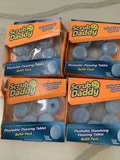 Scrub Daddy Toilet Wand System Refills 6 Pack Flushable (LOT OF 4)