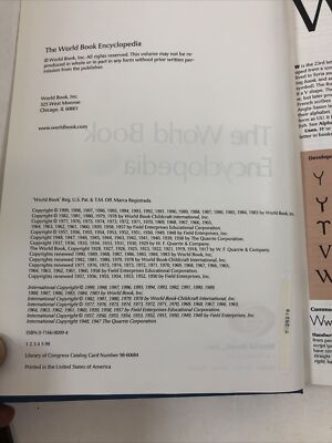 PZ World Book 本 古本 The World Book Encyclopedia : Vol. 21, W-X-Y-Z - World Book Inc