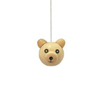 Mini Wood Teddy Bear Head Bead Blind / Light Pull Handle - Tracked Post!