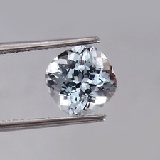 AAA Natural Flawless Brazilain Aquamarine Loose Cushion Gemstone Cut 6x6 MM