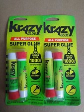 2 Packages of 2 Pack Krazy Glue KG517 Elmer's Product Inc 4 Tubes Total FREE SHP