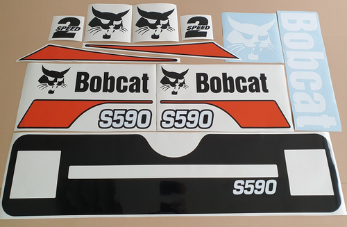ANY MODEL S450 S510 S530 S550 S570 S590 Bobcat Decals Stickers Repro Skid Steer - Foto 3