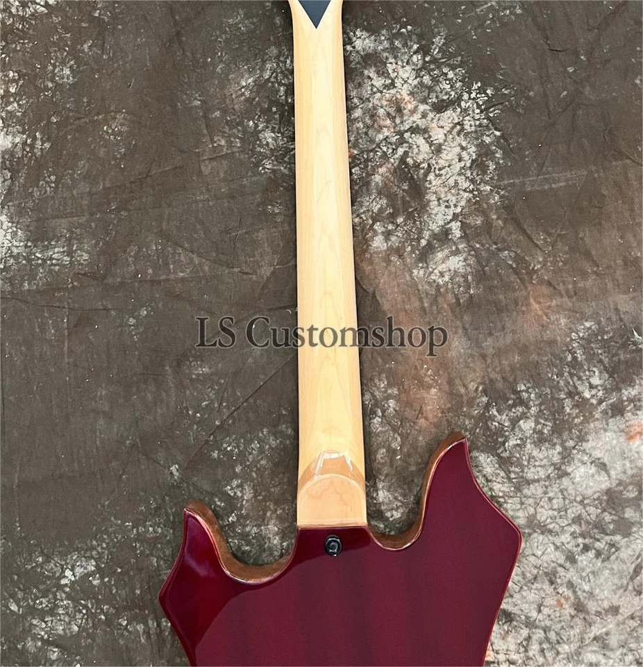 Guitarra Eléctrica Nomad Personalizada Wylde Cocobolo Cuerpo Sólido Incrustación Especial Envío Rápido Foto 3 de 4