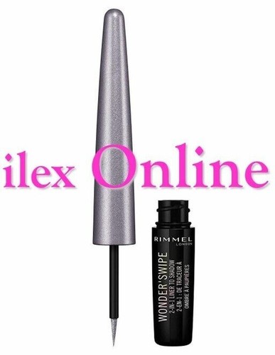 RIMMEL LONDON WONDER SWIPE 2-In-1 EYELINER TO SHADOW, HIGH SHIMMER - HUGE RANGE - Picture 5 of 16
